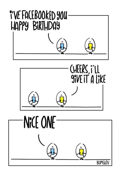 facebook likes birthday card created by bumskin