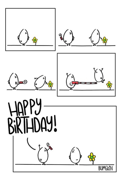 surprise birthday card created by bumskin