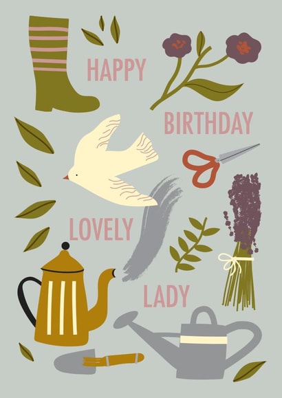 Lovely Lady Birthday Card created by Caryssa Jason