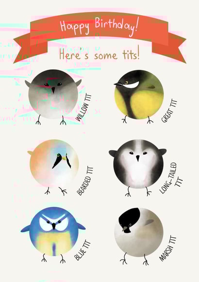 Bird lover naughty Birthday card created by Evie Garnett Designs