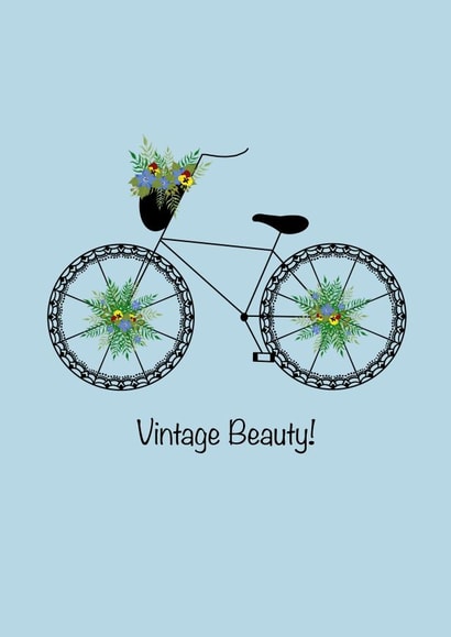 Vintage Beauty Birthday Card created by Marla & Max Design