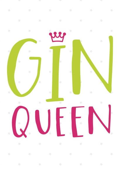 Gin Queen Card created by Wink Design - Michelle Roberts