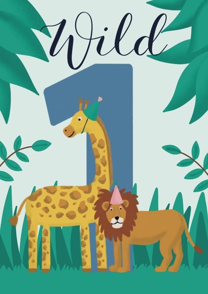 Wild One 1st Birthday Card created by Nicki O'Donoghue Studio
