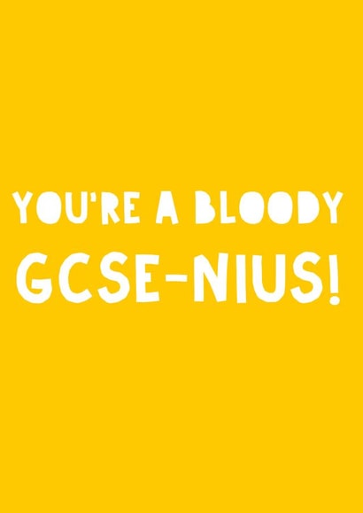 GCSE-nius! created by I Made A Card