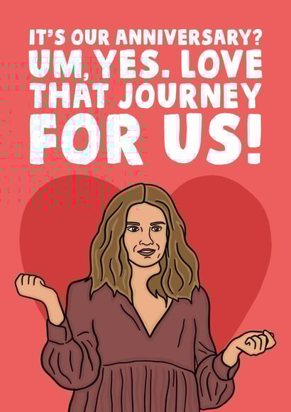 Alexis Rose Schitts Creek Anniversary Card created by Studio Doodles