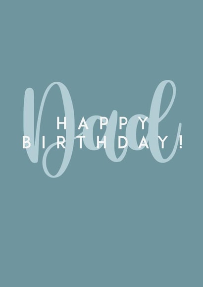 Dad Birthday Card created by PERSNL