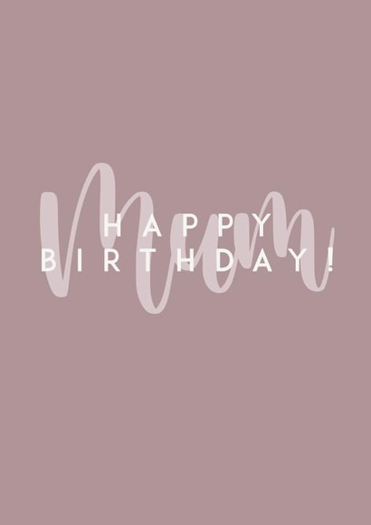 Mum Birthday Card created by PERSNL