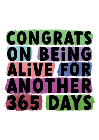 Another 365 days Birthday Card created by For Cards Sake 