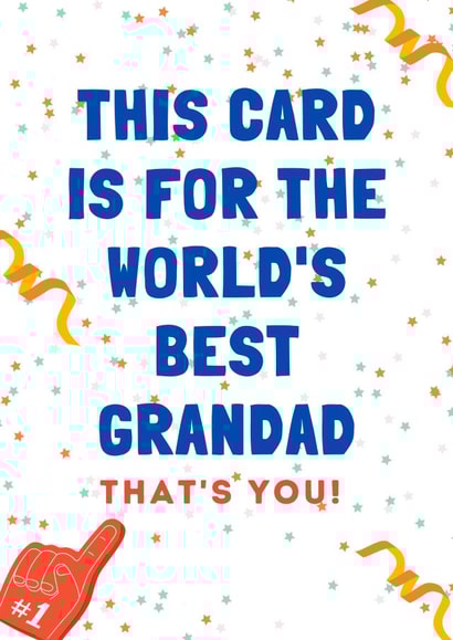 World's Best Grandad Card created by Em Designs