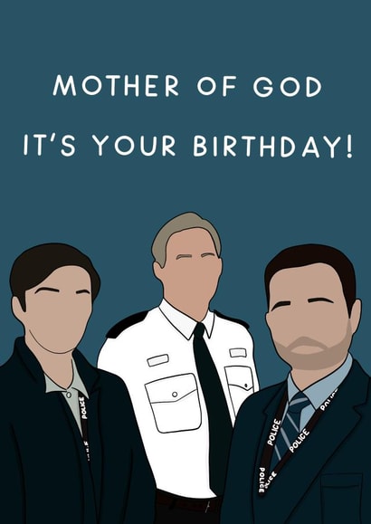 Line of Duty Hastings Birthday Card created by From Deanna