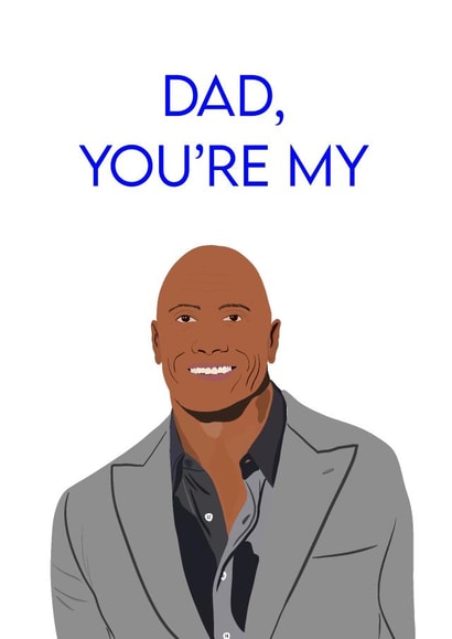 Dad, you’re my rock Father’s Day card created by Never Basic Club