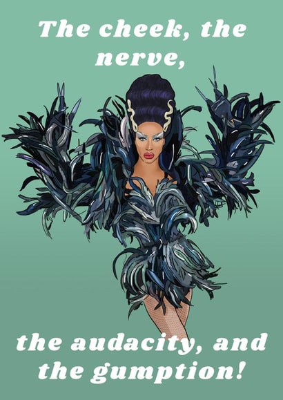 Tayce, Rupaul's Drag Race Birthday Card created by The Queer Store