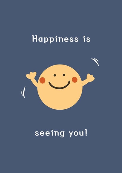 happiness is seeing you created by crystal chou