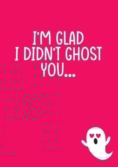 Ghost You Card created by Filthy Sentiments