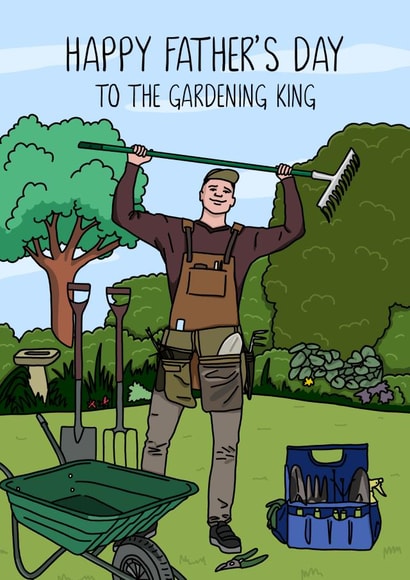 Keen Gardener Father's Day Card created by Evie Garnett Designs