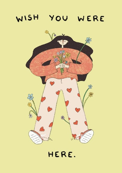 Wish You Were Here Friendship Card created by Graphic Jod