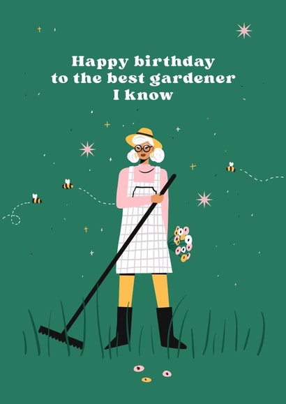 Happy Birthday to the best Gardener created by Charly Clements