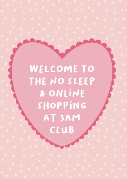 Welcome to the no sleep club! created by Curious Day