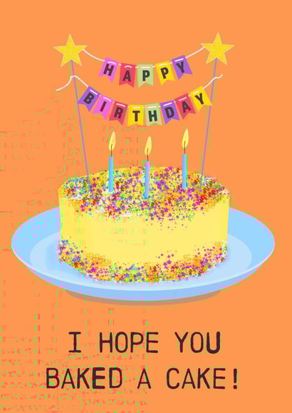 Bake your own Cake Birthday Card created by Soppy Copy