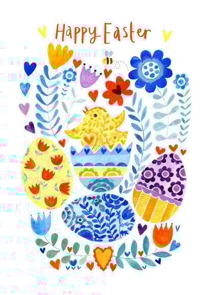 Chirpy Chick Easter Card created by Lindsay loves to draw