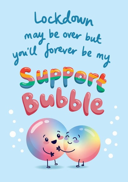 Lockdown Support Bubble created by Lisajo.design