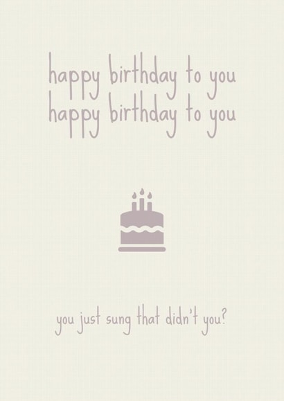Happy Birthday To You Song created by Make Cards Great Again