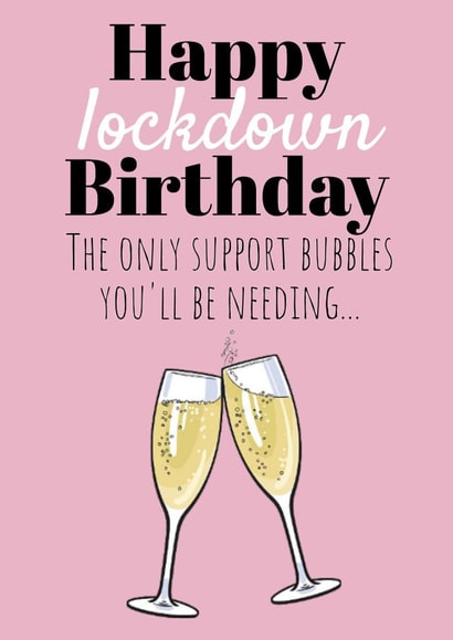 Happy Lockdown Birthday Card created by madebysophielouise