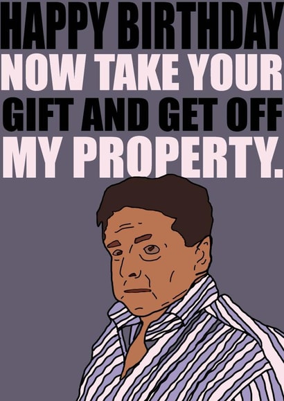 Cheeky Birthday Card created by MitchDesign