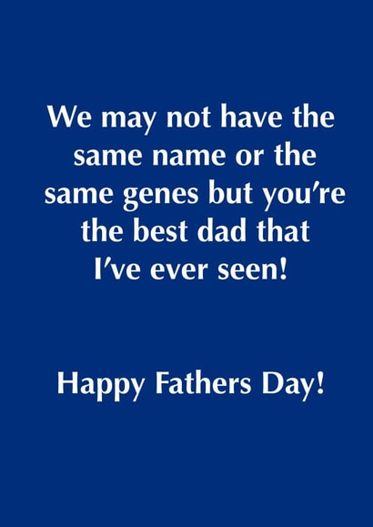 Heartfelt Step dad Father's Day card created by Fee Fee