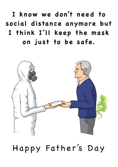 Fart protection post lockdown card created by Cris Stewart