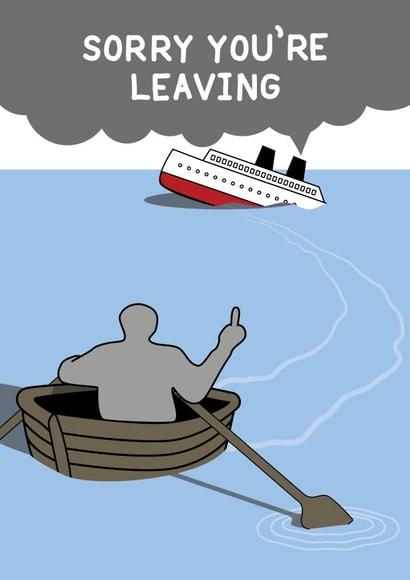 sorry you're leaving (sinking ship) created by sixsixninenine
