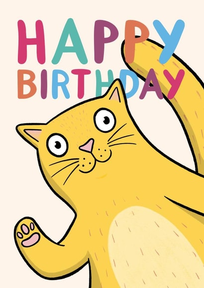 Happy Birthday From the cat created by Drawn to Cats