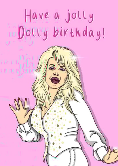 Dolly Parton Jolly Dolly Birthday created by Katie Glover Graphics