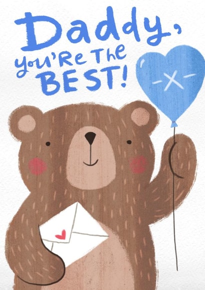 For Dad - Daddy You're The Best created by Dalia Clark Design