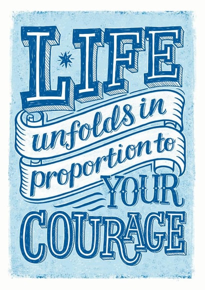 Life Unfolds Encouragement Card created by Alexandra Snowdon