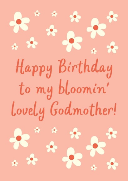 Happy Birthday Godmother created by Fifi Designs