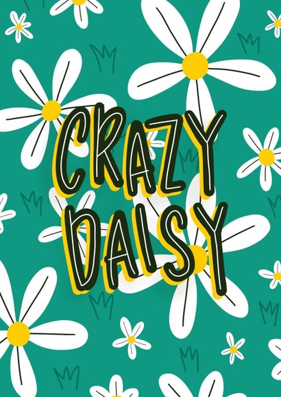 Crazy daisy friendship card created by Ellie Maguire
