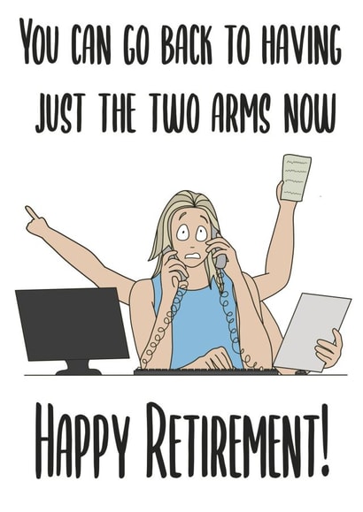 Hard Worker Retirement Card created by ArtByAmyD