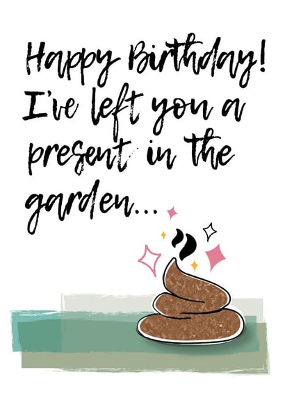 Present from the pet in the garden... created by Charlotte Pow