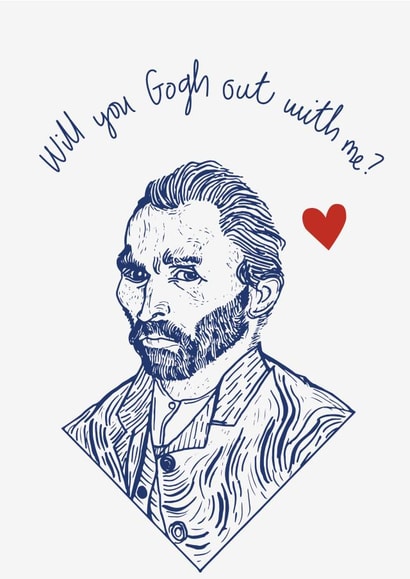 Van Gogh Love Card created by Art By Maff