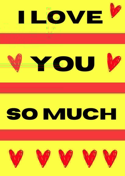 A cute love card created by Lovena Crafts & Arts