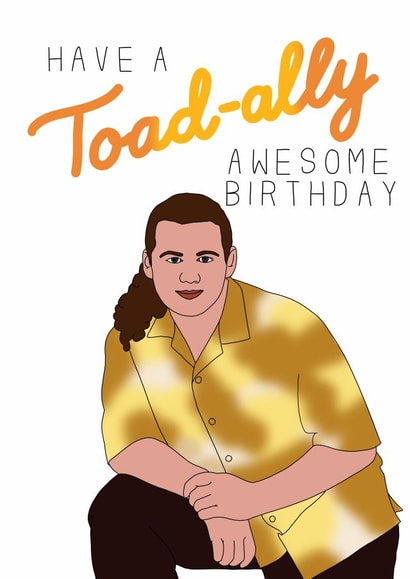 Toad-ally Awesome Birthday Neighbours Card created by Daisy Cann