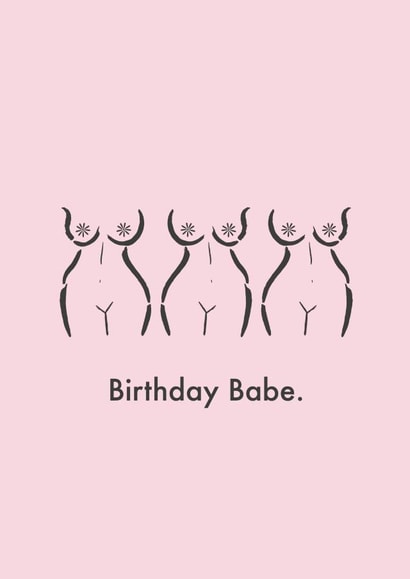 Nude Birthday Babe created by Duchess Plum