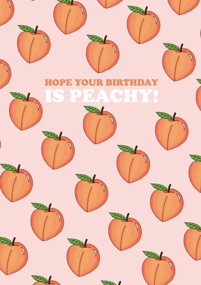 Peachy Birthday Card created by Pearl Ivy