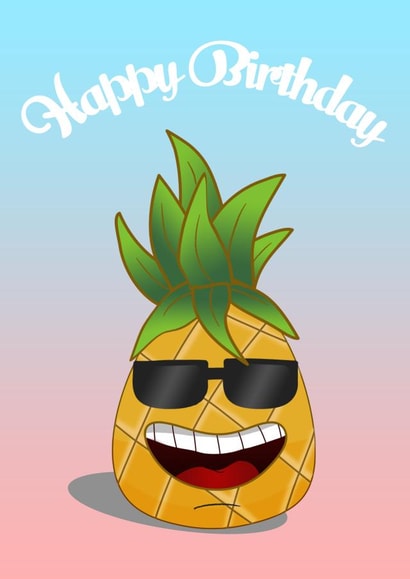 Happy Birthday - Summer Pineapple created by Juan Gea