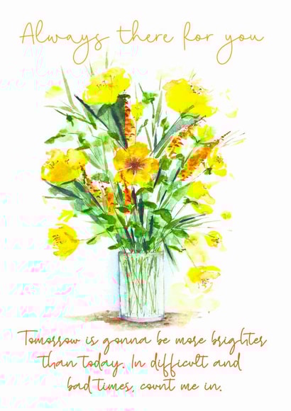 Always there for you card 1001 created by preeta varkey