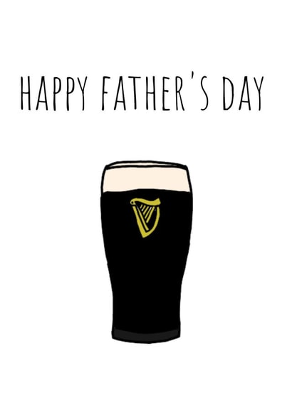 Guinness Father's Day Card created by Amy (Hedgecards)