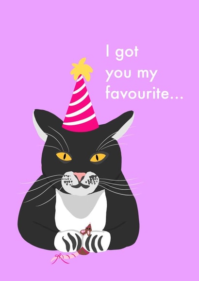 Cat and Mouse Birthday Card created by CressidaMakesCards