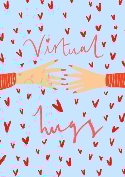 Virtual Hugs Card created by Alice Clarke