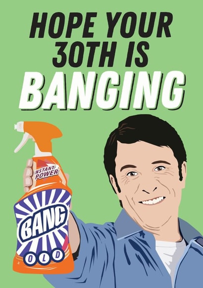 30th Birthday Cillit Bang Card created by Kyleigh Orlebar